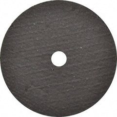 Norton - 3" 36 Grit Aluminum Oxide Cutoff Wheel - 1/16" Thick, 3/8" Arbor, 25,465 Max RPM, Use with Die Grinders - Americas Industrial Supply