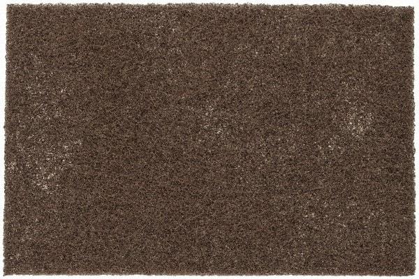 3M - Coarse Grade, Aluminum Oxide Hand Pad - Tan, 6" Wide x 9" Long, Nonwoven - Americas Industrial Supply
