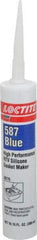 Loctite - 300 mL Cartridge Blue RTV Silicone Joint Sealant - 30 min Tack Free Dry Time, 24 hr Full Cure Time, Series 587 - Americas Industrial Supply