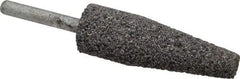 Norton - 3/4" Head Diam x 2-1/2" Thickness, A1, Cone End, Zirconia Alumina Mounted Point - Very Coarse Grade, 24 Grit, 20,960 RPM - Americas Industrial Supply