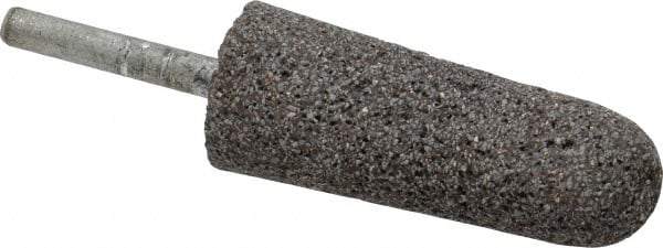 Norton - 1" Head Diam x 2-3/4" Thickness, A3, Tree End, Zirconia Alumina Mounted Point - Very Coarse Grade, 24 Grit, 15,530 RPM - Americas Industrial Supply