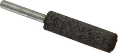 Norton - 1/2" Head Diam x 2" Thickness, W189, Cylinder End, Zirconia Alumina Mounted Point - Very Coarse Grade, 24 Grit, 26,830 RPM - Americas Industrial Supply
