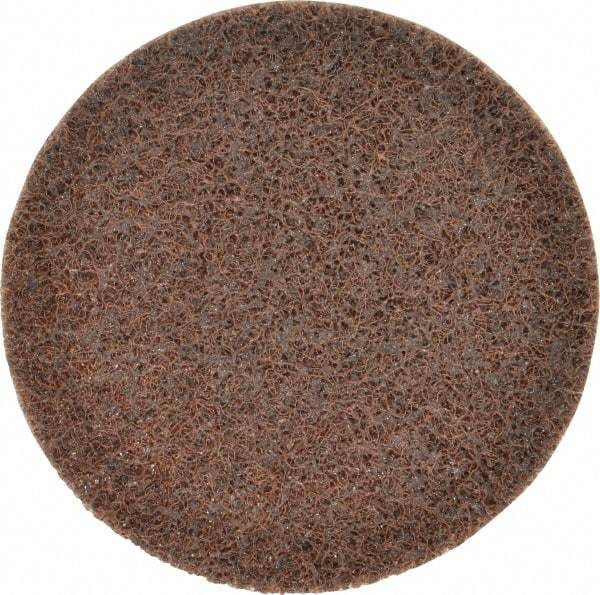3M - 4-1/2" Diam, Aluminum Oxide Hook & Loop Disc - Coarse Grade, Nonwoven, Series SC-DH - Americas Industrial Supply