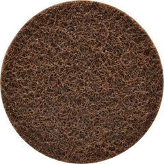 3M - 4" Diam, Aluminum Oxide Hook & Loop Disc - Coarse Grade, Nonwoven, Series SC-DH - Americas Industrial Supply