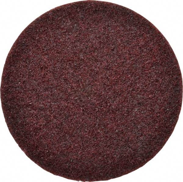 3M - 4-1/2" Diam, Aluminum Oxide Hook & Loop Disc - Medium Grade, Nonwoven, Series SC-DH - Americas Industrial Supply