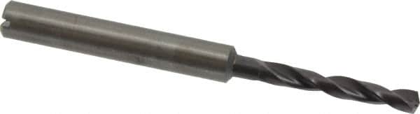 Guhring - 3.6mm 140° Solid Carbide Jobber Drill - FIREX Finish, Right Hand Cut, Spiral Flute, Straight Shank, 66mm OAL, SU Point - Americas Industrial Supply