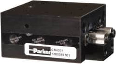 Parker - 81 Lb. Capacity, 6-32 Mount Hole, 1" Travel, Crossed Roller Slide Table - Single Axis, 8 Mounting Holes, 1-3/4" Long x 1-3/4" Wide x 1" High - Americas Industrial Supply