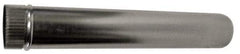 Made in USA - 3" ID, Galvanized Round Pipe - 24" Long, 26 Gage - Americas Industrial Supply