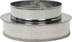 Made in USA - 8" ID Galvanized Duct Shortway Reducer without Crimp - Standard Gage, 24 Piece - Americas Industrial Supply