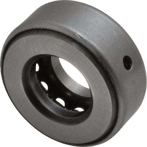 INA Bearing - 5/8" Inside x 1.344" Outside Diam, 9/16" Thick, Steel Ball Thrust Bearing - 6,700 Lbs. Static Capacity, 4,100 Max Pressure x Velocity - Americas Industrial Supply