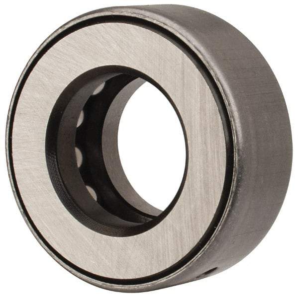 INA Bearing - 3/4" Inside x 1-15/32" Outside Diam, 5/8" Thick, Steel Ball Thrust Bearing - 7,300 Lbs. Static Capacity, 4,250 Max Pressure x Velocity - Americas Industrial Supply