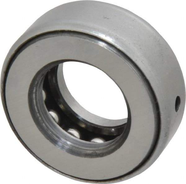 INA Bearing - 3/4" Inside x 1-15/32" Outside Diam, 9/16" Thick, Steel Ball Thrust Bearing - 7,300 Lbs. Static Capacity, 4,250 Max Pressure x Velocity - Americas Industrial Supply