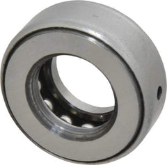 INA Bearing - 3/4" Inside x 1-15/32" Outside Diam, 9/16" Thick, Steel Ball Thrust Bearing - 7,300 Lbs. Static Capacity, 4,250 Max Pressure x Velocity - Americas Industrial Supply