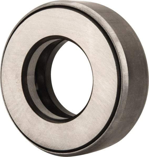 INA Bearing - 15/16" Inside x 1-27/32" Outside Diam, 5/8" Thick, Steel Ball Thrust Bearing - 12,200 Lbs. Static Capacity, 6,600 Max Pressure x Velocity - Americas Industrial Supply