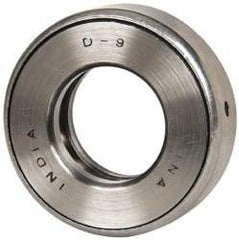 INA Bearing - 1" Inside x 1.969" Outside Diam, 5/8" Thick, Steel Ball Thrust Bearing - 13,100 Lbs. Static Capacity, 6,700 Max Pressure x Velocity - Americas Industrial Supply