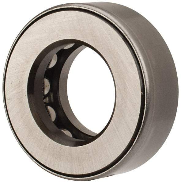 INA Bearing - 1-1/16" Inside x 1.969" Outside Diam, 3/4" Thick, Steel Ball Thrust Bearing - 15,100 Lbs. Static Capacity, 8,500 Max Pressure x Velocity - Americas Industrial Supply