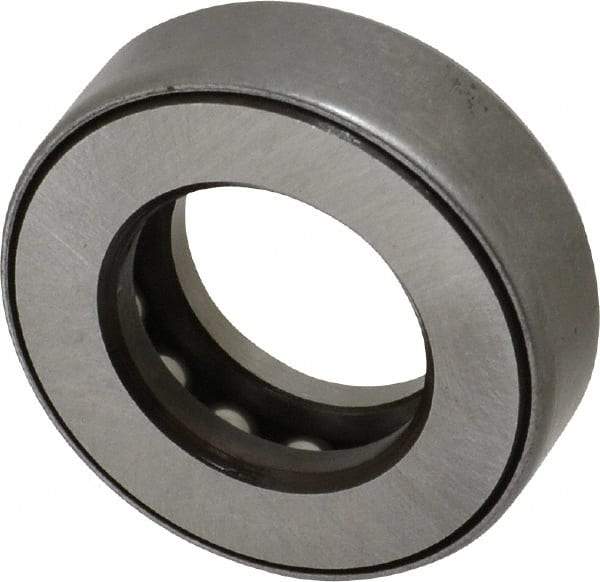 INA Bearing - 1-1/16" Inside x 1.969" Outside Diam, 5/8" Thick, Steel Ball Thrust Bearing - 13,100 Lbs. Static Capacity, 6,700 Max Pressure x Velocity - Americas Industrial Supply