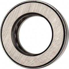 INA Bearing - 1-3/16" Inside x 2-3/32" Outside Diam, 5/8" Thick, Steel Ball Thrust Bearing - 14,000 Lbs. Static Capacity, 6,900 Max Pressure x Velocity - Americas Industrial Supply