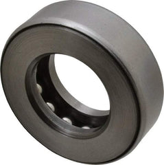 INA Bearing - 1-1/4" Inside x 2-11/32" Outside Diam, 3/4" Thick, Steel Ball Thrust Bearing - 18,800 Lbs. Static Capacity, 9,300 Max Pressure x Velocity - Americas Industrial Supply