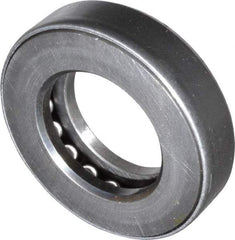 INA Bearing - 1-3/8" Inside x 2-15/32" Outside Diam, 5/8" Thick, Steel Ball Thrust Bearing - 16,600 Lbs. Static Capacity, 7,300 Max Pressure x Velocity - Americas Industrial Supply