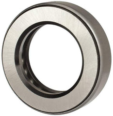 INA Bearing - 2-1/16" Inside x 3-11/32" Outside Diam, 13/16" Thick, Steel Ball Thrust Bearing - 29,000 Lbs. Static Capacity, 10,800 Max Pressure x Velocity - Americas Industrial Supply