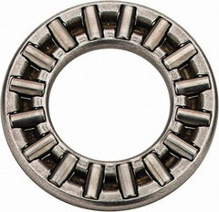 INA Bearing - 1/2" Inside x 15/16" Outside Diam, 0.078" Thick, Steel Needle Cage Thrust Bearing - Americas Industrial Supply