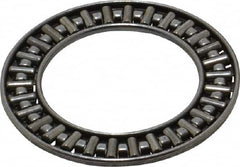 INA Bearing - 1" Inside x 1-9/16" Outside Diam, 0.078" Thick, Steel Needle Cage Thrust Bearing - Americas Industrial Supply