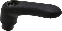 Gibraltar - 1/4-20, 0.39" Hub Diam, Thermoplastic Elastomer Adjustable Clamping Handle - Americas Industrial Supply