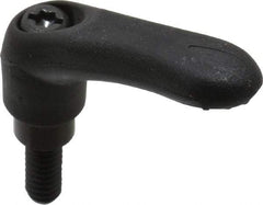 Gibraltar - 1/4-20, 0.39" Hub Diam, Thermoplastic Elastomer Adjustable Clamping Handle - 0.59" Stud Length - Americas Industrial Supply