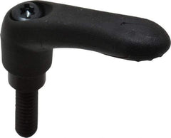 Gibraltar - 1/4-20, 0.39" Hub Diam, Thermoplastic Elastomer Adjustable Clamping Handle - 0.78" Stud Length - Americas Industrial Supply