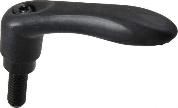Gibraltar - 5/16-18, 0.53" Hub Diam, Thermoplastic Elastomer Adjustable Clamping Handle - 0.78" Stud Length - Americas Industrial Supply
