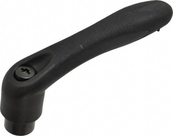 Gibraltar - 5/16-18, 0.63" Hub Diam, Thermoplastic Elastomer Adjustable Clamping Handle - Americas Industrial Supply
