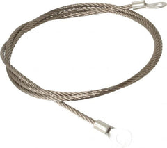 Hubbell Workplace - 19 AWG, 3 Ft., Terminal, Grounding Cable with Clamps - Noninsulated, Includes (2) 1/4 Inch Terminals - Americas Industrial Supply