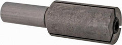 Dunham - 5/16 to 5/8" Grip, 5/8" Face Diam, 1" Body Length, Ledloy, Expanding Lathe Mandrel - Straight Shank, 3/8" Shank Diam - Americas Industrial Supply