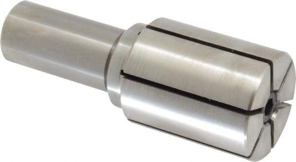 Dunham - 1/2 to 1-1/4" Grip, 1-1/4" Face Diam, 1-1/2" Body Length, Ledloy, Expanding Lathe Mandrel - Straight Shank, 3/4" Shank Diam - Americas Industrial Supply