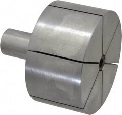Dunham - 3/4 to 3-3/4" Grip, 3-3/4" Face Diam, 2" Body Length, Ledloy, Expanding Lathe Mandrel - Straight Shank, 1" Shank Diam - Americas Industrial Supply