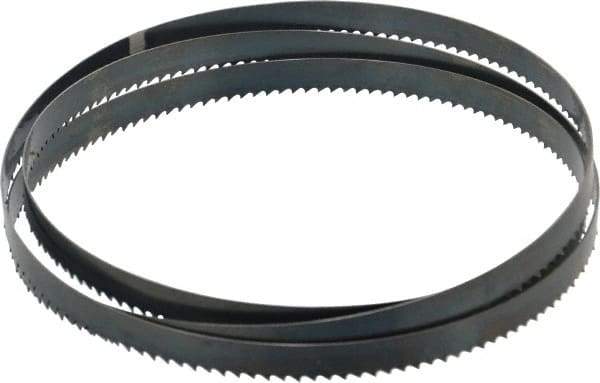 Starrett - 6 TPI, 5' 4-1/2" Long x 1/2" Wide x 0.025" Thick, Welded Band Saw Blade - Carbon Steel, Toothed Edge, Raker Tooth Set, Flexible Back, Contour Cutting - Americas Industrial Supply