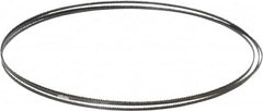 Starrett - 14 TPI, 6' 8" Long x 1/8" Wide x 0.025" Thick, Welded Band Saw Blade - Carbon Steel, Toothed Edge, Raker Tooth Set, Flexible Back, Contour Cutting - Americas Industrial Supply