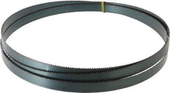 Starrett - 8 TPI, 9' Long x 3/4" Wide x 0.032" Thick, Welded Band Saw Blade - Carbon Steel, Toothed Edge, Raker Tooth Set, Flexible Back, Contour Cutting - Americas Industrial Supply