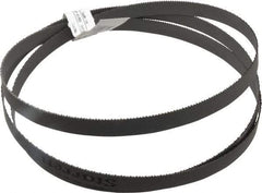 Starrett - 14 TPI, 5' 4-1/2" Long x 1/2" Wide x 0.035" Thick, Welded Band Saw Blade - Bi-Metal, Toothed Edge, Raker Tooth Set, Contour Cutting - Americas Industrial Supply