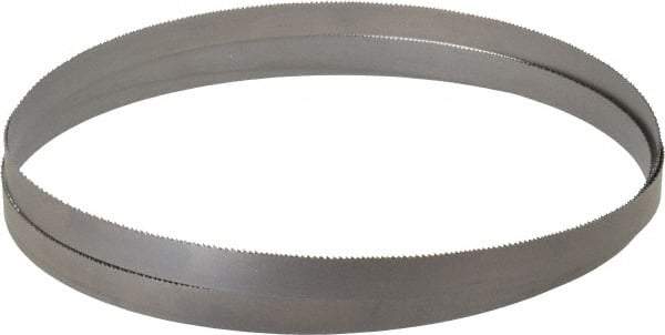 Starrett - 10 to 14 TPI, 9' Long x 3/4" Wide x 0.035" Thick, Welded Band Saw Blade - Bi-Metal, Toothed Edge, Raker Tooth Set, Contour Cutting - Americas Industrial Supply
