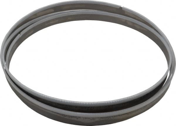 Starrett - 6 to 10 TPI, 10' 10-1/2" Long x 1" Wide x 0.035" Thick, Welded Band Saw Blade - Bi-Metal, Toothed Edge, Raker Tooth Set, Contour Cutting - Americas Industrial Supply