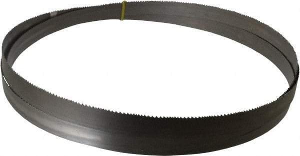 Starrett - 6 to 10 TPI, 12' 6" Long x 1" Wide x 0.035" Thick, Welded Band Saw Blade - Bi-Metal, Toothed Edge, Raker Tooth Set, Contour Cutting - Americas Industrial Supply