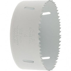 Value Collection - 4" Diam, 1-1/2" Cutting Depth, Hole Saw - Bi-Metal Saw, Toothed Edge - Americas Industrial Supply