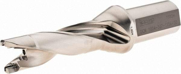 Iscar - 1.024 to 1.059" Diam, 3xD, 3.07" Max Depth, 1-1/4" Shank Diam, 7.06" OAL, Replaceable Tip Drill - ICK, ICM, ICP Insert, 26 Seat Size, DCN Toolholder, Series SumoCham - Americas Industrial Supply
