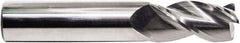 M.A. Ford - 1", 3 Flute, Solid Carbide, 0.12" Corner Radius End Mill - 5" OAL, 2-1/2" LOC - Americas Industrial Supply