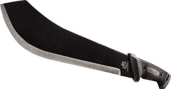 Gerber - 15-1/2" Long Blade, 1050 Carbon Steel, Fine Edge, Machete - 22-1/2" OAL, Rubber Handle - Americas Industrial Supply