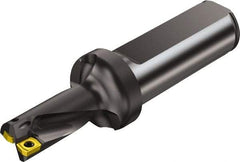 Sandvik Coromant - 2.15" Max Drill Depth, 2xD, 1" Diam, Indexable Insert Drill - 2 Inserts, 1" Shank Diam, Straight Shank - Americas Industrial Supply