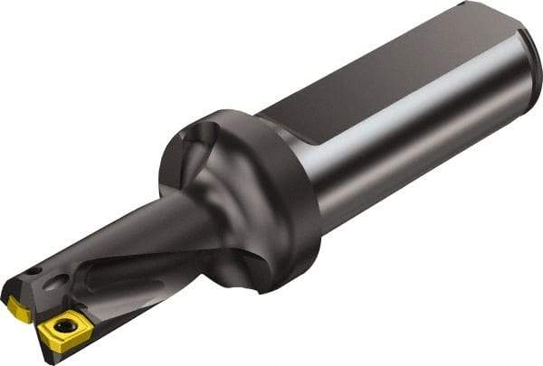 Sandvik Coromant - 2.65" Max Drill Depth, 2xD, 1-1/4" Diam, Indexable Insert Drill - 2 Inserts, 1-1/2" Shank Diam, Straight Shank - Americas Industrial Supply