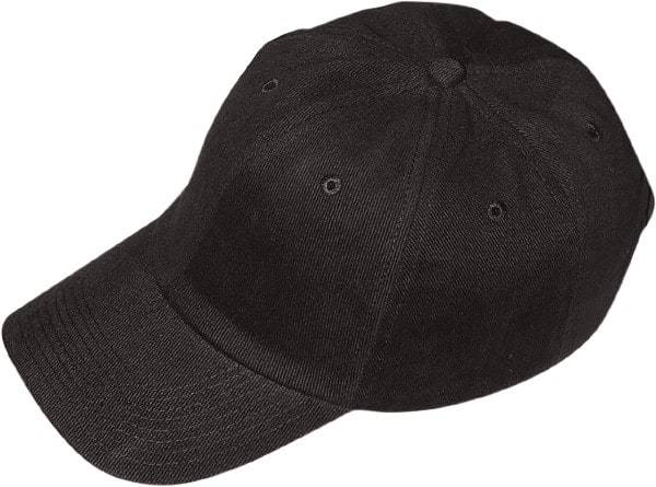 Fibre-Metal - Poly/Cotton over Polyethylene Insert Baseball Cap with Bump Cap Insert - Adjustable, Vented, Blue - Americas Industrial Supply